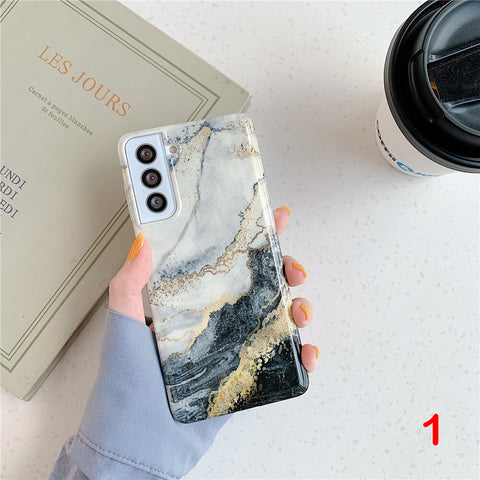 Glitter Marble Phone Case For Samsung Galaxy