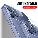 3PCS Tempered Glass Camera Lens Screen Protector For iPhone Series